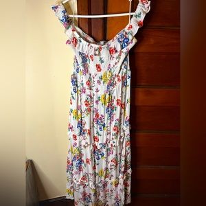 Beautiful Wildflower Off the Shoulder Maxi